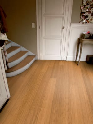 Parquet massif bambou Vertical Tradition - Caramel vernis - 15 x 150 x 1940 mm