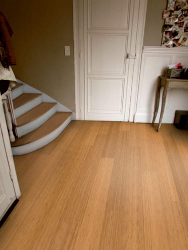 Parquet massif bambou Vertical Tradition - Caramel vernis - 15 x 150 x 1940 mm