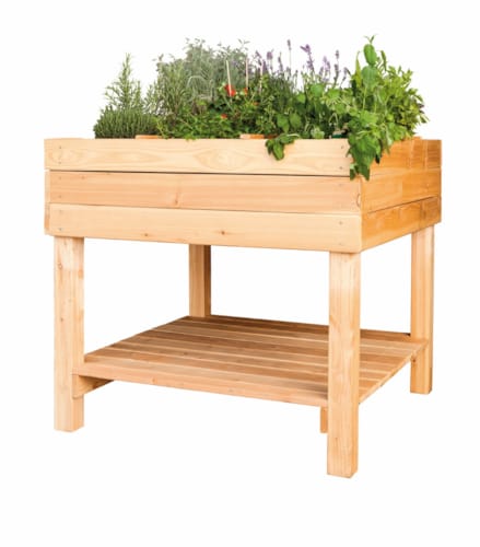 Carré de potager table - 1000 x 1000 x 900 - Mélèze