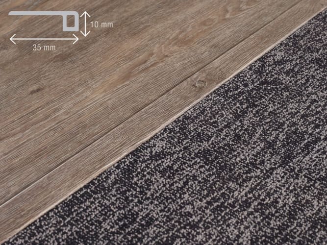 Profile de bordure COREtec ESSENTIALS - Columba - 31853 - 2400mm x 35mm x 10mm