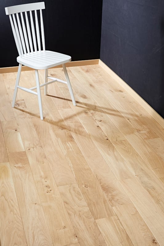 SRC parquet massif chêne français grenier brut - Qualité fermette - 14 x 130 mm