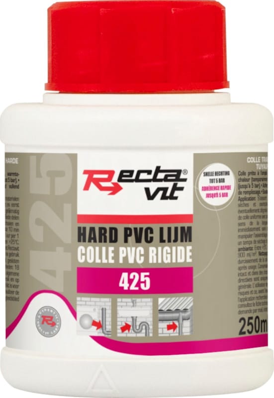 Rectavit 425 colle pvc dur 250ml