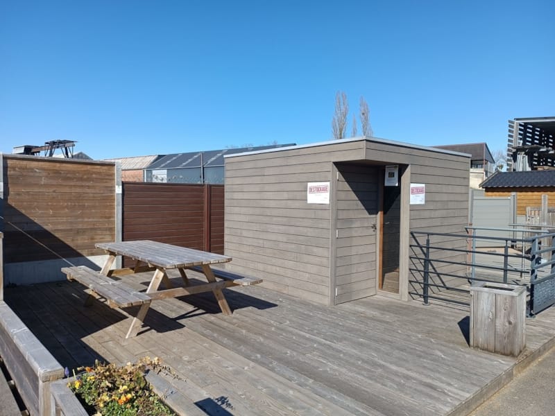 Abris de jardin Cornic - Cèdre - Toit plat - 300 x 312 cm