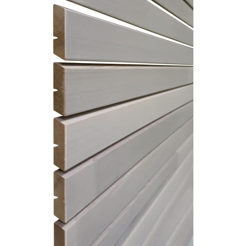 Bardage cèdre parallelo 18 x 70 x 4300 mm - Gris silex