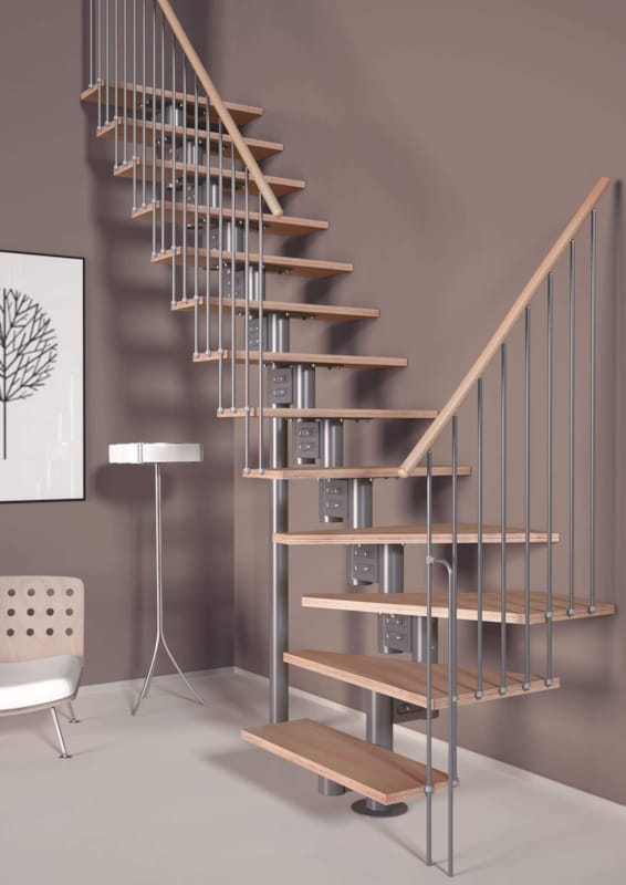 Eureka - Escalier 1/4 tournant gauche