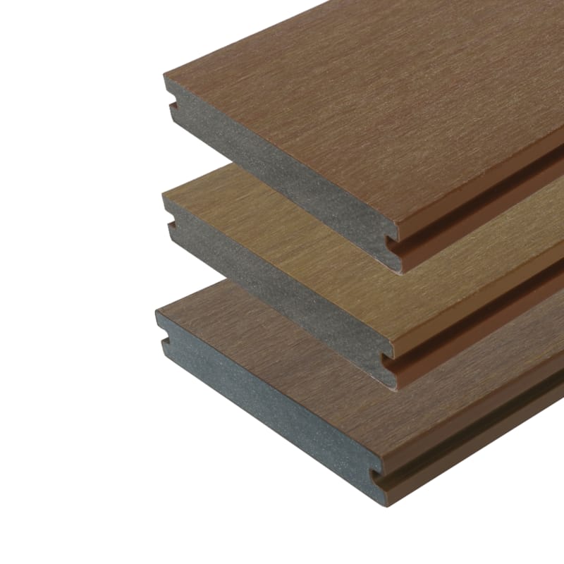 Terrasse Fiberdeck composite massif - Ipé - 22,5 x 138 x 3900 mm