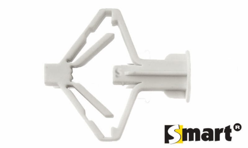 Cheville SMART corps creux nylon sans vis - 8 x 40 (5 pces)