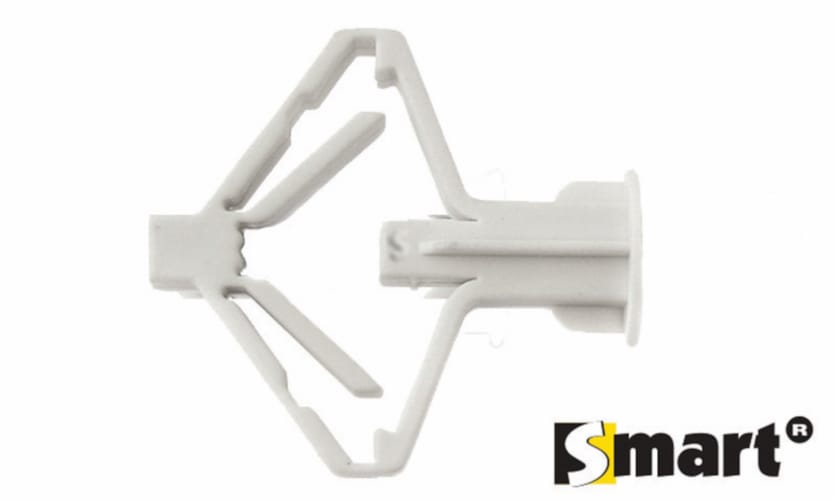 Cheville SMART corps creux nylon sans vis - 8 x 40 (5 pces)