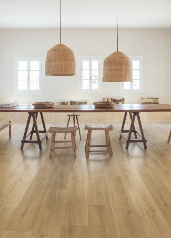 Parquet stratifié Quick-Step Capture - Chêne chaud naturel brossé 4762 - 9 x 212 x 1380 mm