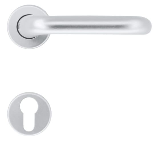 Poignée de porte Panda Alu u - R+E et Cylindre