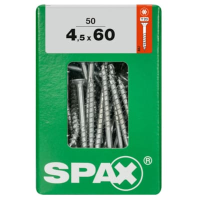 SPAX vis T-STAR+ WIROX - 4,5x60 L (boite 50 pces)