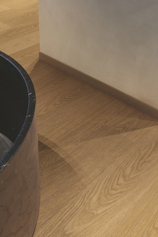 Quick-Step vinyle Livyn Alpha Vinyl Blos 4+1mm - chêne cacao 40279 - 5 x 189 x 1251 mm