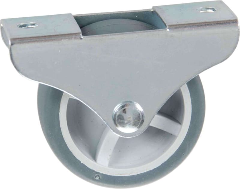 Roulette Meuble en Thermoplastique Rubber Fixe 50 mm