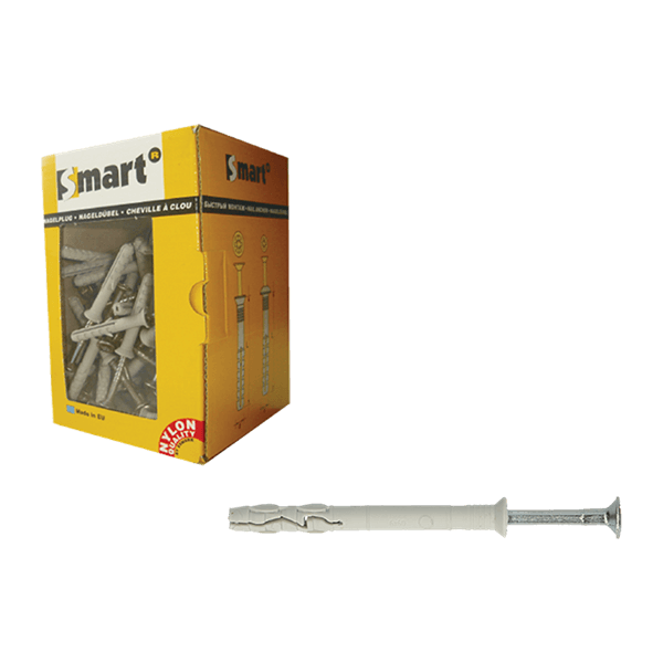 Chevilles à Clou Collerette Fraisée Ø8x140 mm (50 pces)