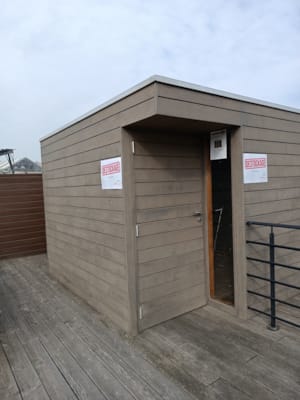 Abris de jardin Cornic - Cèdre - Toit plat - 300 x 312 cm