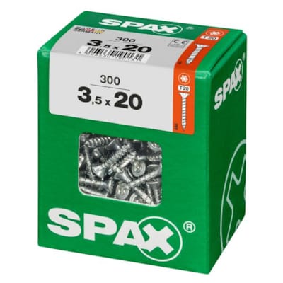 SPAX vis T-STAR+ WIROX - 3,5x20 L (boite 300 pces)