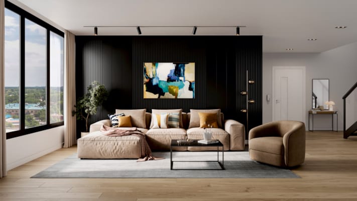 Lambris UniqueDesign - Noir mat uni - 12 x 250 x 2600 mm