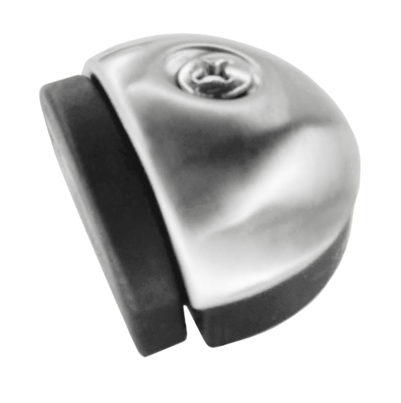 Arrêt de porte demi lune sureleve inox plus