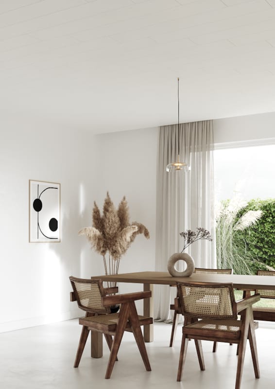 Lambris plafond Maestro - Ivory Ash CA009 - 10 x 190 x 1200 mm