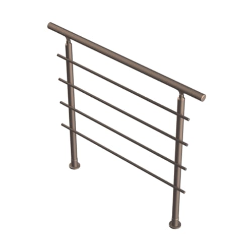 Bretagne - Garde-corps étage "J" Alu anodisé 120cm