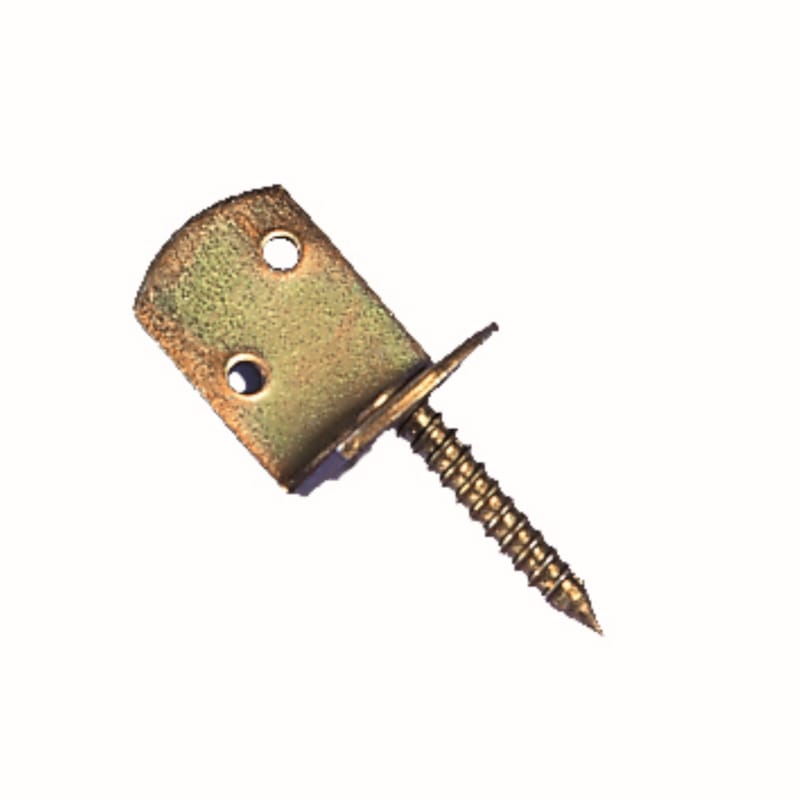 Equerre fixation zingee vis soudee