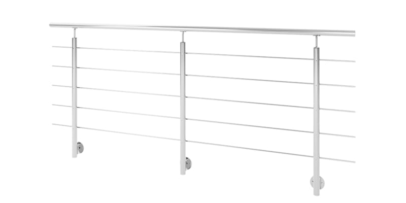 Kit Harmony Fixation Latérale - Inox A304 - 250 cm