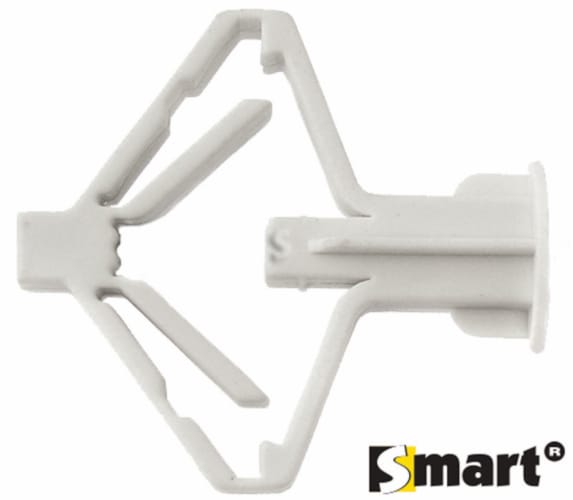 Cheville SMART corps creux nylon 8 x 40 (boite 25 pces)