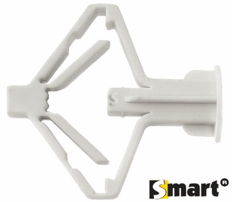 Cheville SMART corps creux nylon 8 x 40 (boite 25 pces)