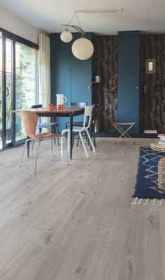 Quick-Step vinyle Alpha Vinyl Bloom 5+1 - chêne cosy coton gris 40202 - 6 x 209 x 1494 mm