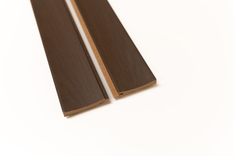 Kit profil d'extremité gauche et droit Maestro Ocean - Smoked Walnut - 10 x 66 x 2770 mm (