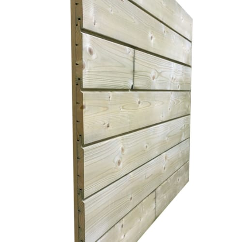 Bardage sapin autoclavé - Brut - 21 x 125 x 4500 mm