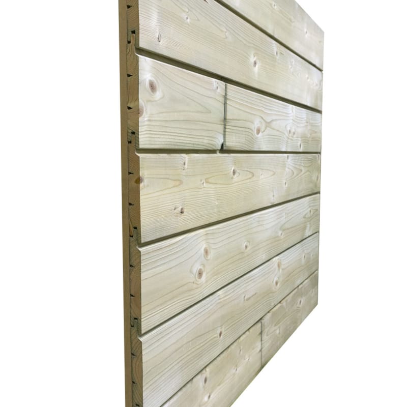 Bardage sapin autoclavé - Brut - 21 x 125 x 4500 mm
