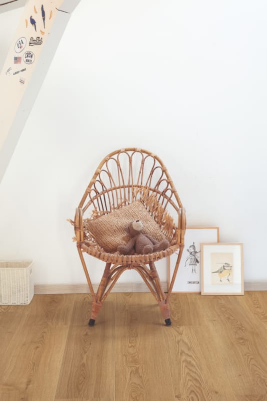 Parquet stratifié Loc Floor Elégant 4V - Chêne naturel 352 - 8 x 192 x 1261 mm