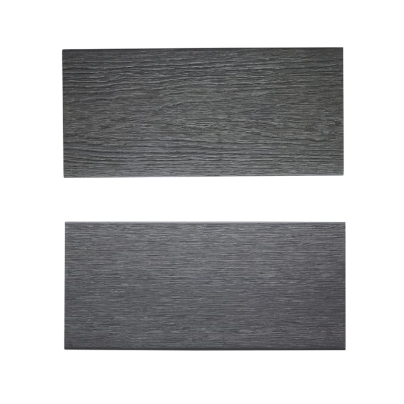 Terrasse Fiberdeck composite tubulaire 22,5 x 210 x 3000 mm - dark grey creux