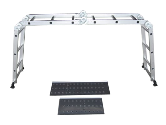 Escabelle pliante avec stabilisateur et plateforme