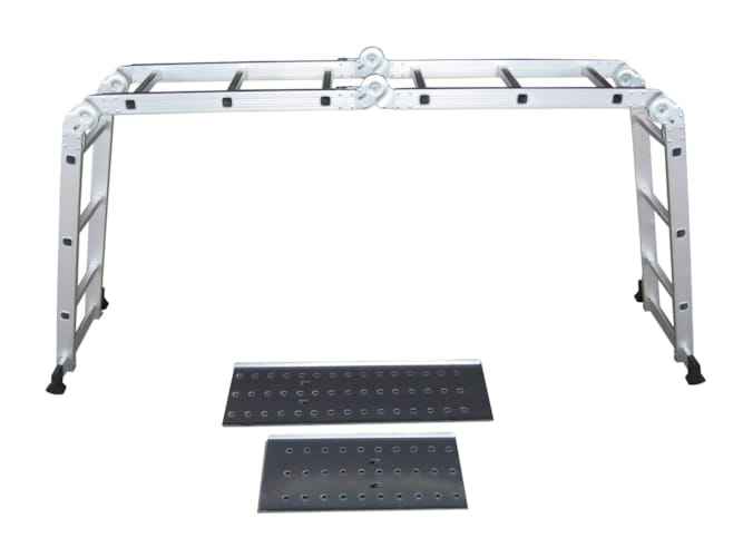 Escabelle pliante avec stabilisateur et plateforme