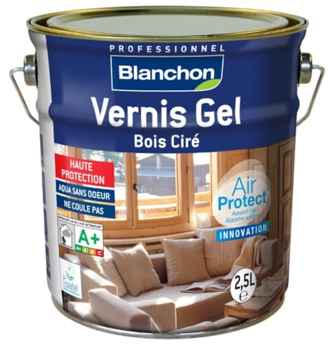 Blanchon Vernis gel bois ciré - 2,5 L - Chêne moyen