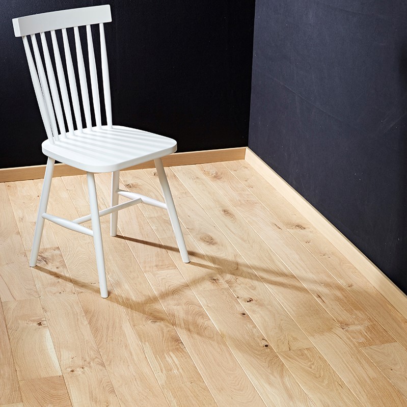 SRC parquet massif chêne français grenier - Qualité fermette - 14 x 130 mm