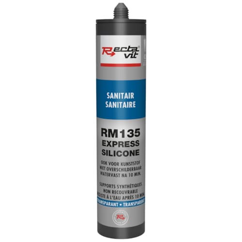 Rectavit - Silicone sanitaire RM 135 - Transparent - 310 ml