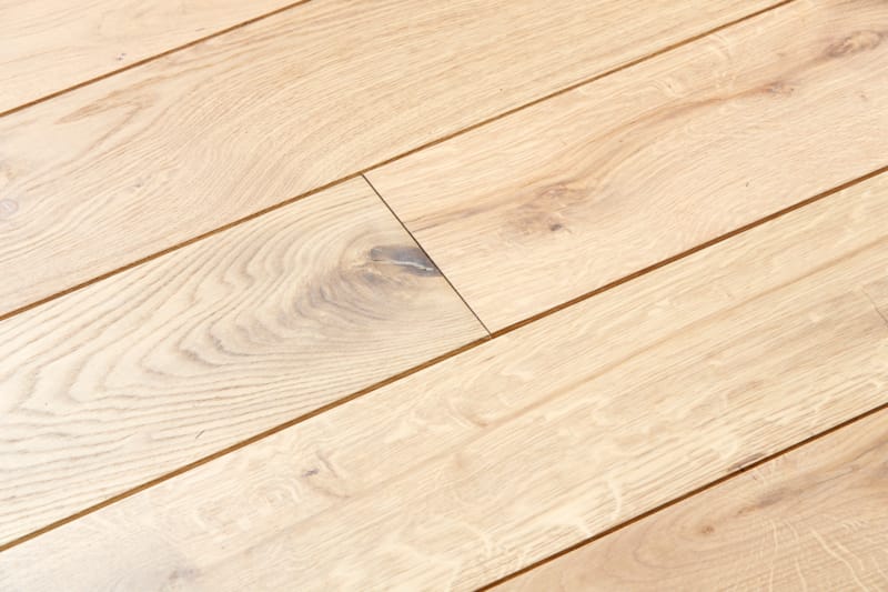 SRC parquet massif chêne français Bourgogne Brabant - Aspect bois brut - 14 x 150 mm