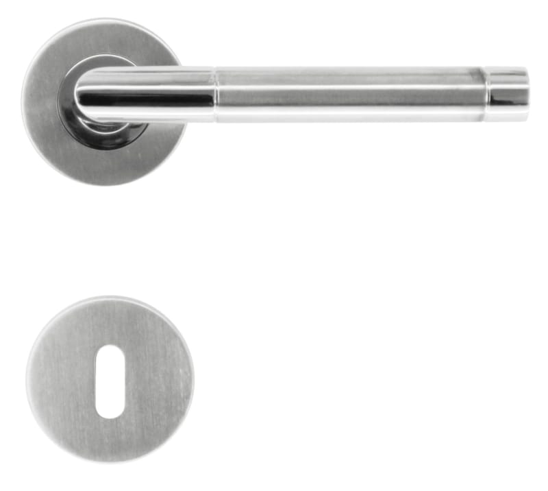 Poignée de porte Oval I Shape Inox - R+E