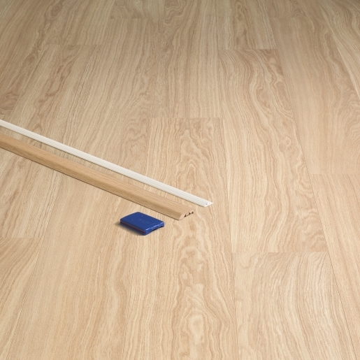 Profilé Incizo stratifié Quick-Step 1461 Chêne authentique verni gris clair mat - 13 x 48
