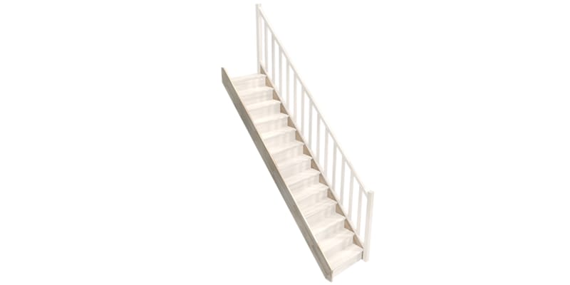 Milan Limon Escalier Droit Chêne