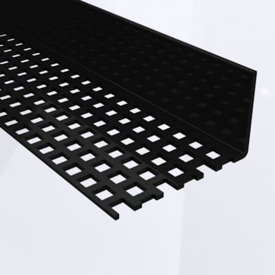 Durasid grille antirongeur bardage synthétique pour ventilation noir - 2500 mm