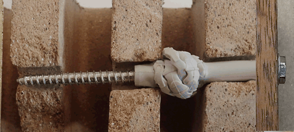 Cheville nylon pour châssis sans vis - 10 x 100 mm (4 pces)