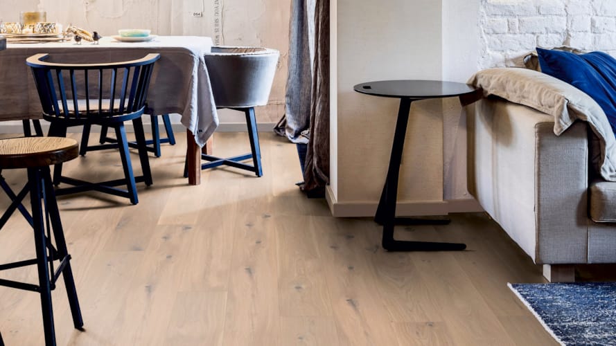 Parquet semi-massif Friends Charles - Chêne rustique verni naturel - 12 x 162 x 2190 mm