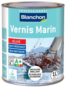 Blanchon Vernis marin - 1 L - Incolore brillant