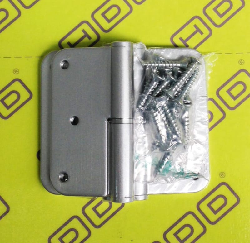 Paumelle - Alu look 80x80 - Gauche