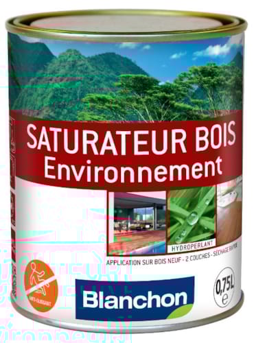 Blanchon Saturateur bois Environnement - 0,75 L - Gris vieilli