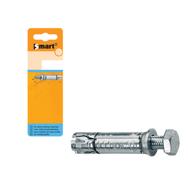 Douille + vis SMART M6 x 35 x 80 (blister 4 pces)